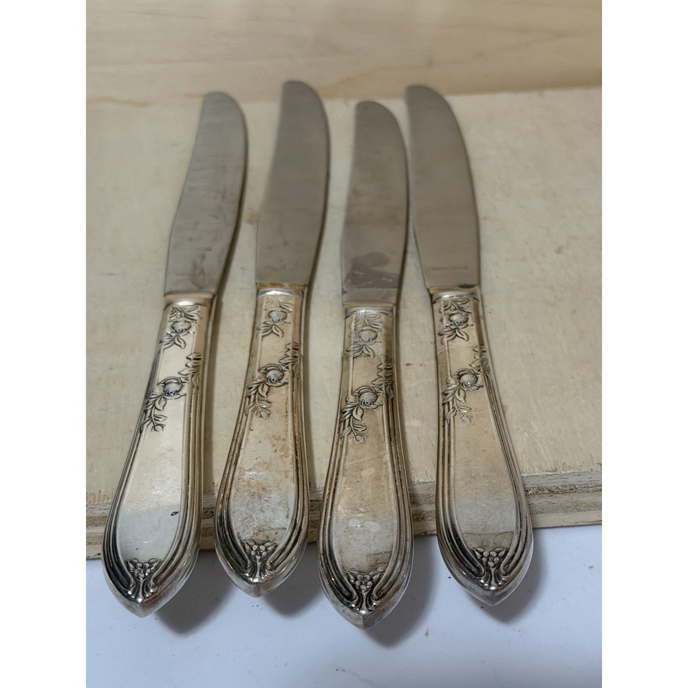 Stainless Vintage Steel Knives 4 Vine Design